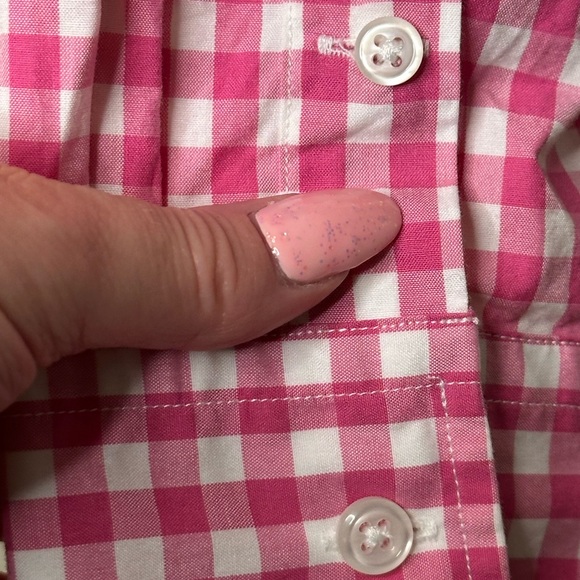 Boy’s Ralph Lauren 100% Cotton Pink & White Check Button Down Shirt Si… - Picture 6 of 9